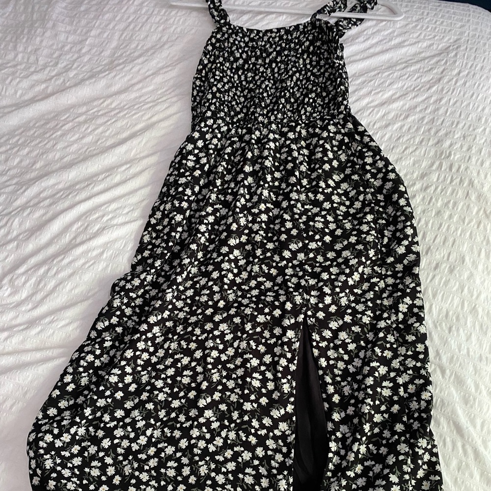 Abercrombie Black Midi Dress